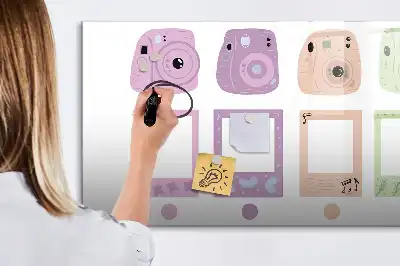 Magnetisk skrivetavle kamerasæt