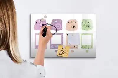 Magnetisk skrivetavle kamerasæt