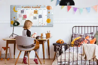 Ugeplanner magnetisk tavle til tegning