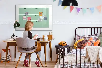 Tavle til at tegne magnetisk Skrivebordsorganizer