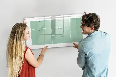 Tavle til at tegne magnetisk Skrivebordsorganizer