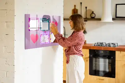 Magnetisk tegnetavle med uhyggeligt motiv