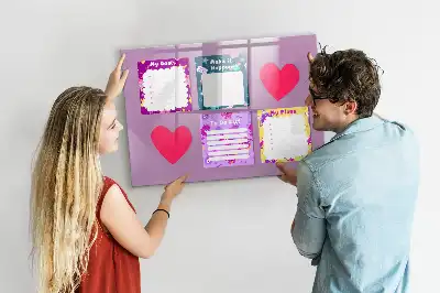 Magnetisk tegnetavle med uhyggeligt motiv