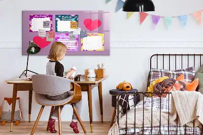 Magnetisk tegnetavle med uhyggeligt motiv