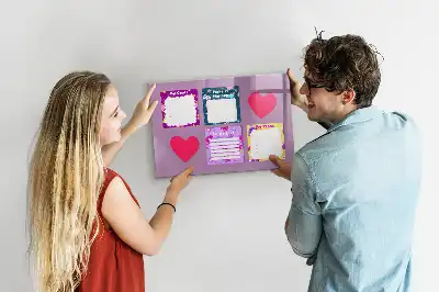 Magnetisk tegnetavle med uhyggeligt motiv