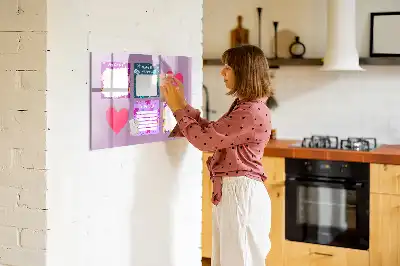 Magnetisk tegnetavle med uhyggeligt motiv