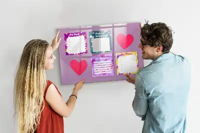 Magnetisk tegnetavle med uhyggeligt motiv