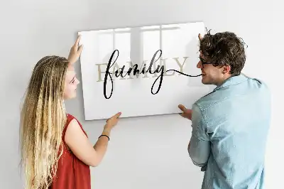 Magnetisk skrivetavle til familien