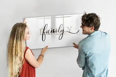 Magnetisk skrivetavle til familien