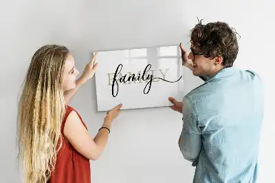 Magnetisk skrivetavle til familien
