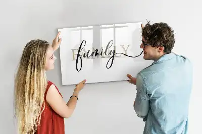 Magnetisk skrivetavle til familien