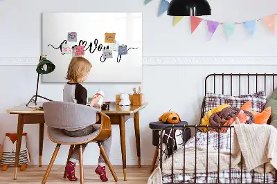 Magnetisk tegnetavle med teksten God rejse
