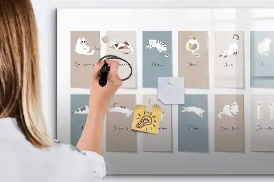 Magnetisk tegnetavle kattekalender