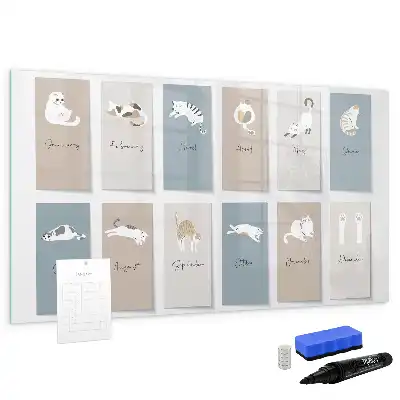 Magnetisk tegnetavle kattekalender