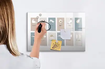 Magnetisk tegnetavle kattekalender