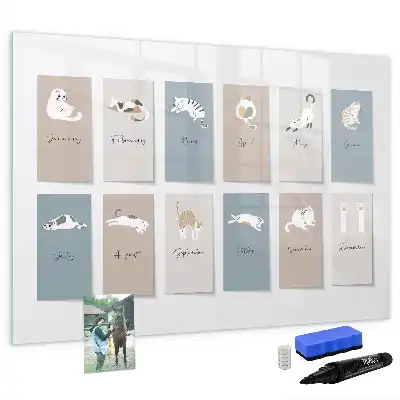 Magnetisk tegnetavle kattekalender