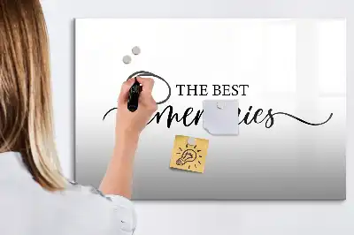 Magnetisk tegnetavle til tekster og minder