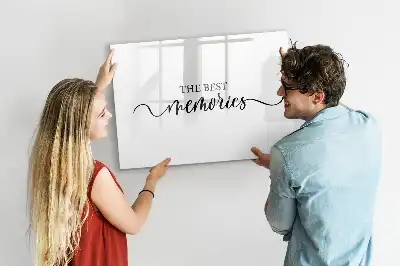 Magnetisk tegnetavle til tekster og minder
