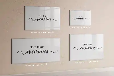 Magnetisk tegnetavle til tekster og minder
