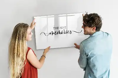 Magnetisk tegnetavle til tekster og minder