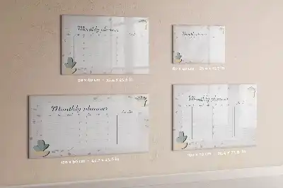 Magnetisk skrivetavle Månedens planner