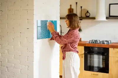 Magnetisk tegnetavle med motiv af vanddråber