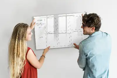Magnetisk skrivetavle med ugeskema