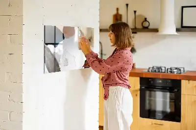 Magnetisk skrivetavle med stænkabstraktion