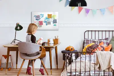 Tavle til at tegne magnetisk Kort over søde ord