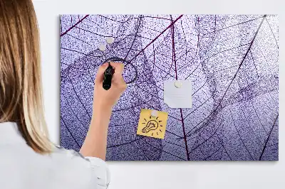Magnetisk skrivetavle med motivet Naturens blade