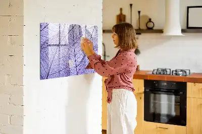 Magnetisk skrivetavle med motivet Naturens blade