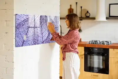Magnetisk skrivetavle med motivet Naturens blade