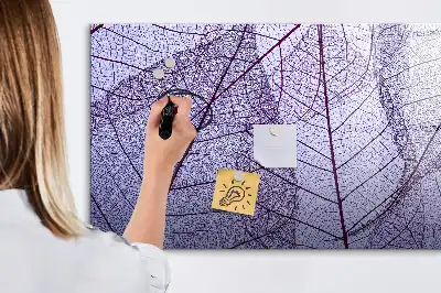 Magnetisk skrivetavle med motivet Naturens blade