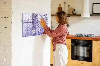 Magnetisk skrivetavle med motivet Naturens blade