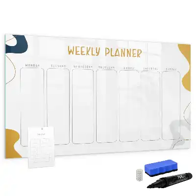 Ugeplanner magnetisk skrivetavle