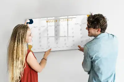 Ugeplanner magnetisk skrivetavle