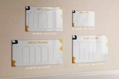 Ugeplanner magnetisk skrivetavle