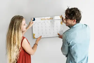 Ugeplanner magnetisk skrivetavle