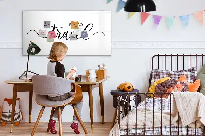 Magnetisk skrivetavle til rejsebrug