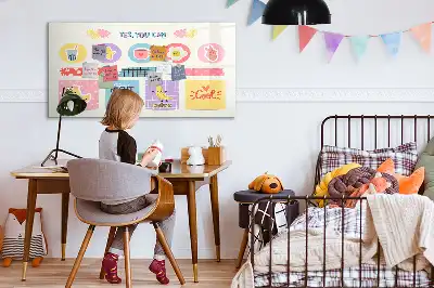 Magnetisk tegnetavle skoleplanner