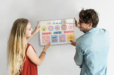 Magnetisk tegnetavle skoleplanner