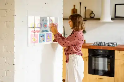 Magnetisk tegnetavle skoleplanner