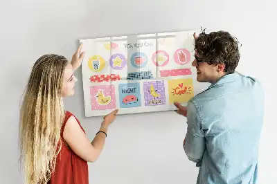 Magnetisk tegnetavle skoleplanner