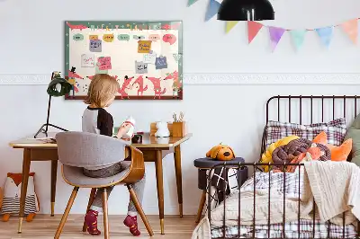Magnetisk ugeplan til børn skrivetavle
