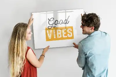 Magnetisk tegnetavle med inspirerende citat
