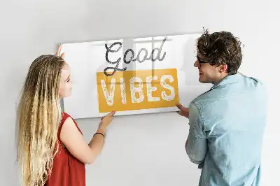 Magnetisk tegnetavle med inspirerende citat