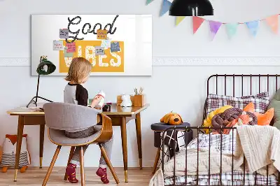 Magnetisk tegnetavle med inspirerende citat