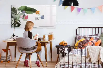 Magnetisk tegnetavle med motiv af abstrakte blade