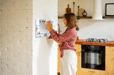 Ugeplanner til børn magnetisk skrivetavle