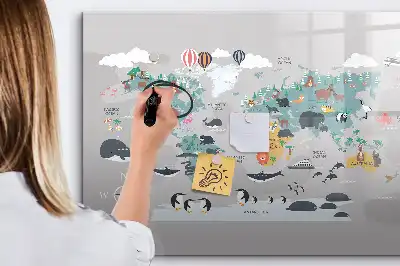 Magnetisk tegnetavle tavle til at tegne på